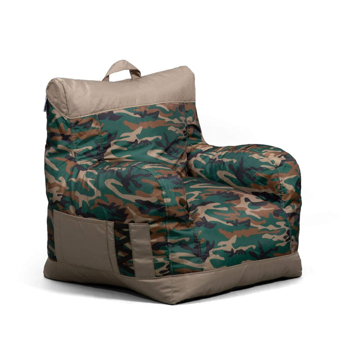 Dorm bean filled camo side #color_green-woodland-camo-smartmax