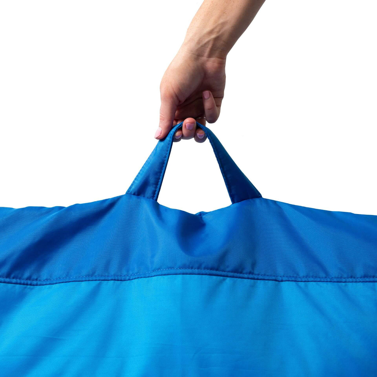 Carry handle for bean bag chair