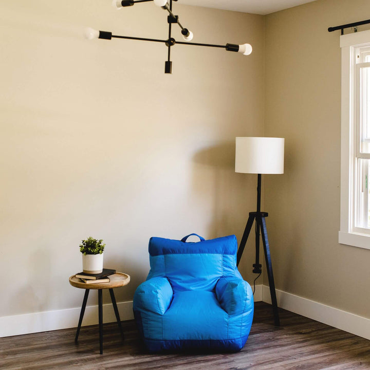 Chair for adults or teens bean bag #color_two-tone-blue-smartmax
