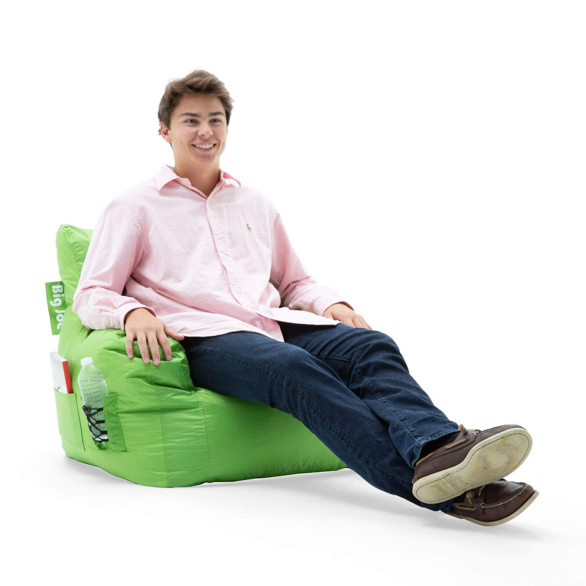 Green beanbag chair for college students