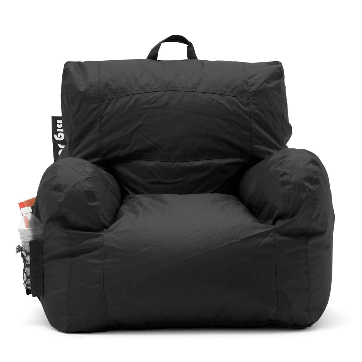 front beanbag chair black