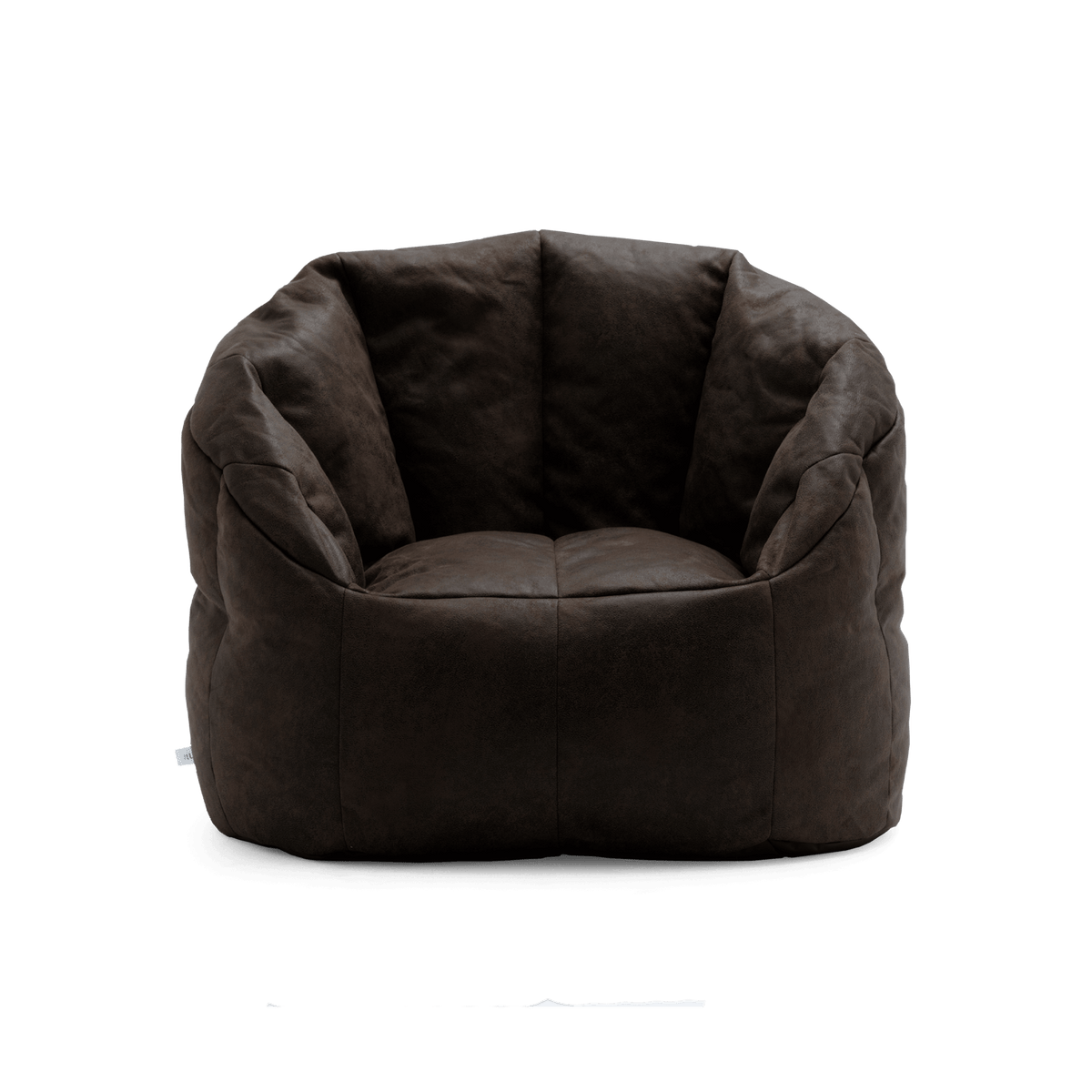 Milano Brown Bean-Filled Chair in Brown