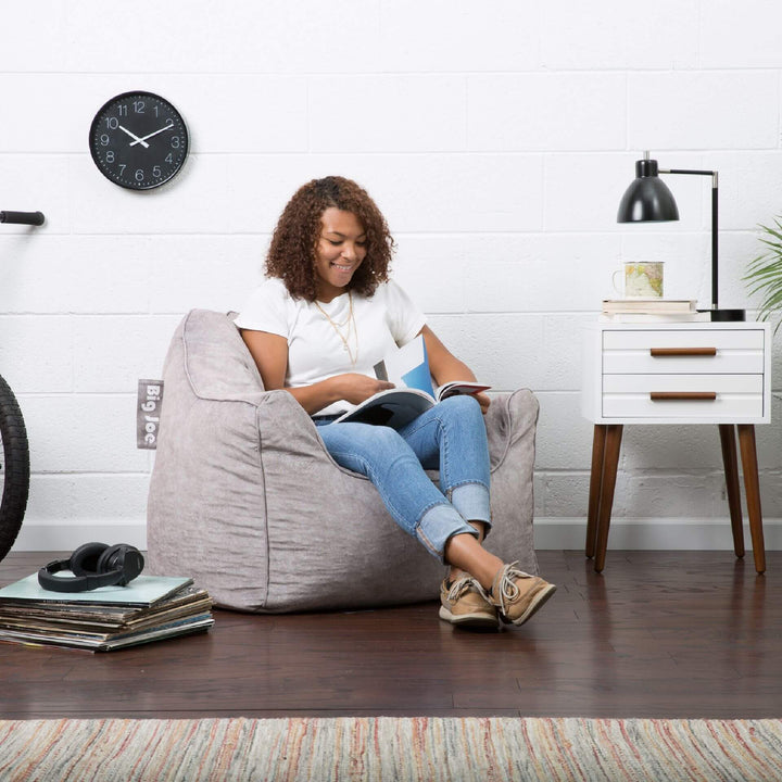 Hug bean filled bean chair #color_lunar-gray-hyde