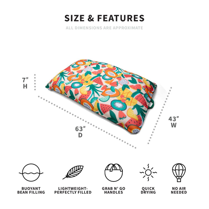 Dimensions lagoon lounger #color_fruit-salad