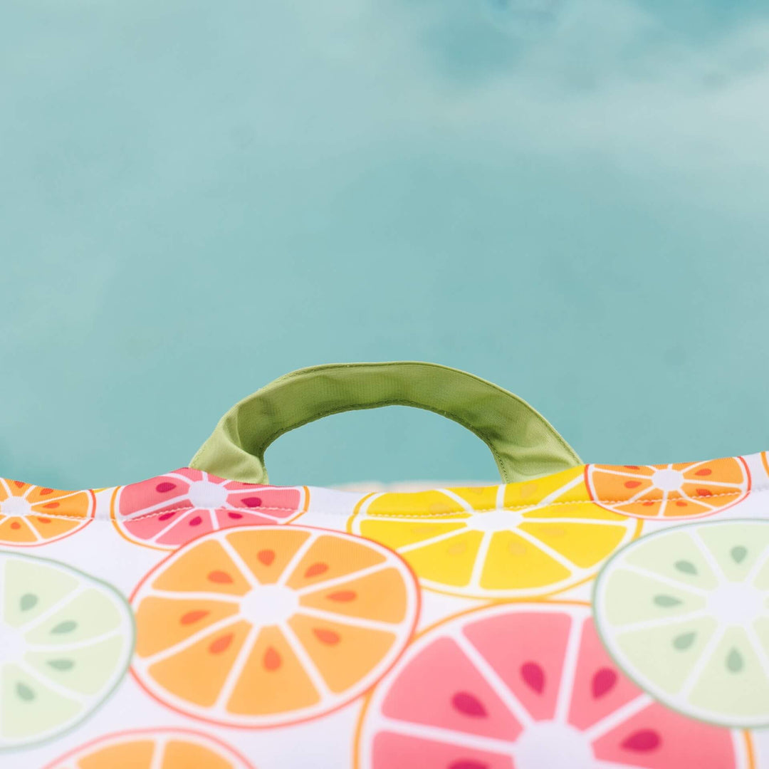 Lagoon lounger carry handle #color_citrus-burst