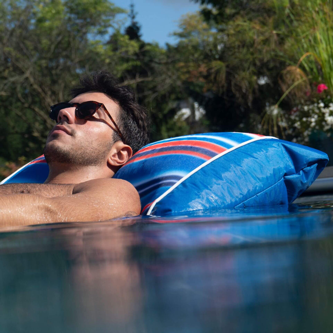 Kona lounger head pillow #color_blurred-americana