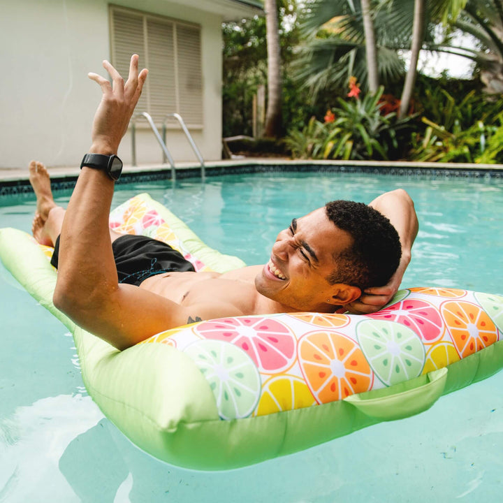 Pool floating lounger Kona #color_citrus-burst