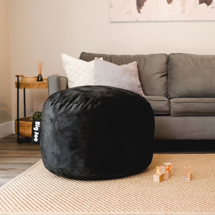 Fuf Small foam filled #color_black-plush
