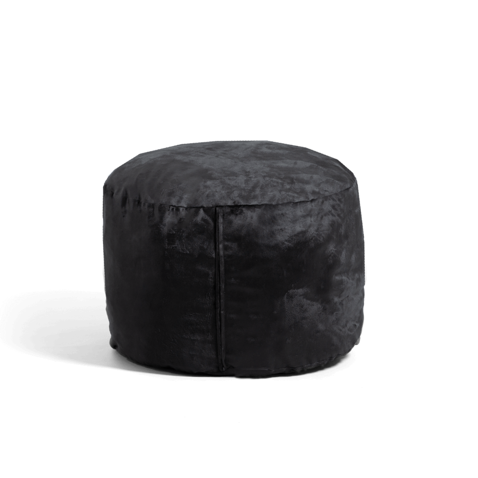 Fuf Small foam filled back #color_black-plush