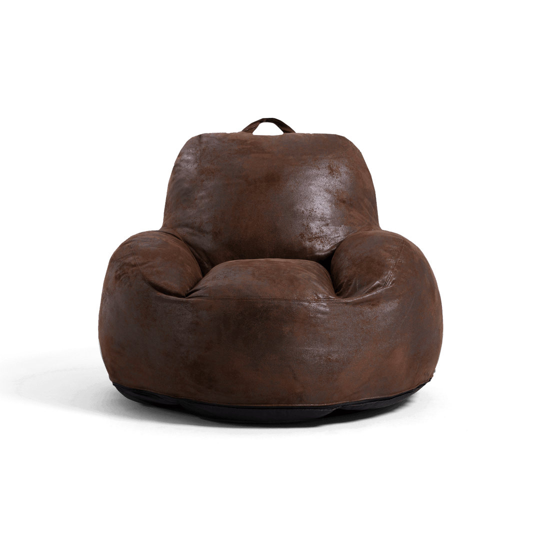Nestle Foam-Filled Lounge Chair for Adults #color_espresso-blazer