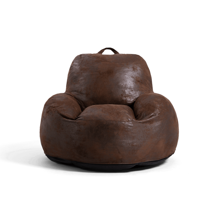 Nestle Foam-Filled Lounge Chair for Adults #color_espresso-blazer