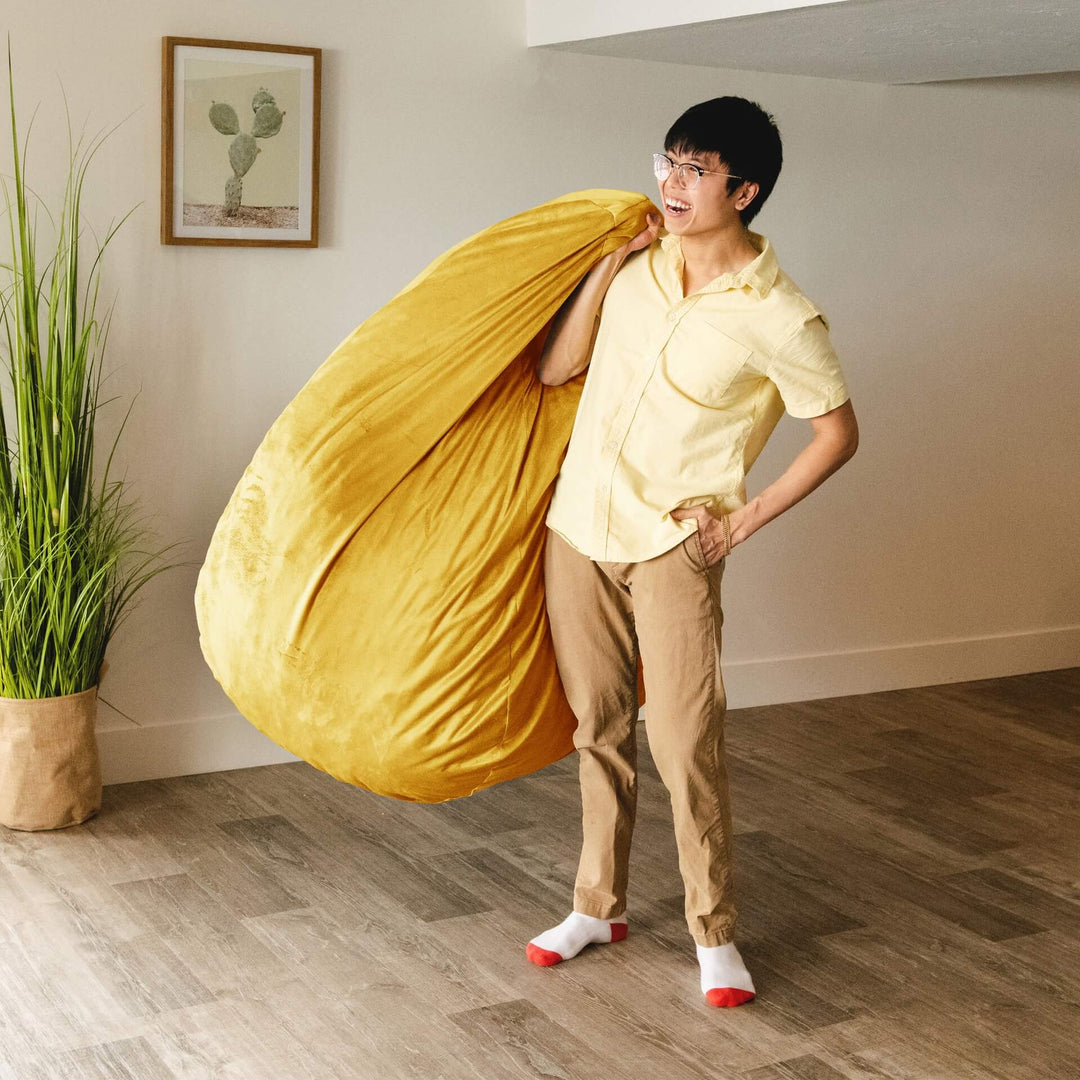 Lotus foam filled #color_mustard-plush
