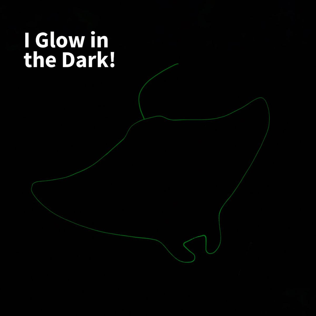 Pool Pets Manta Ray Kids Pool Float glows in dark #style_manta-ray
