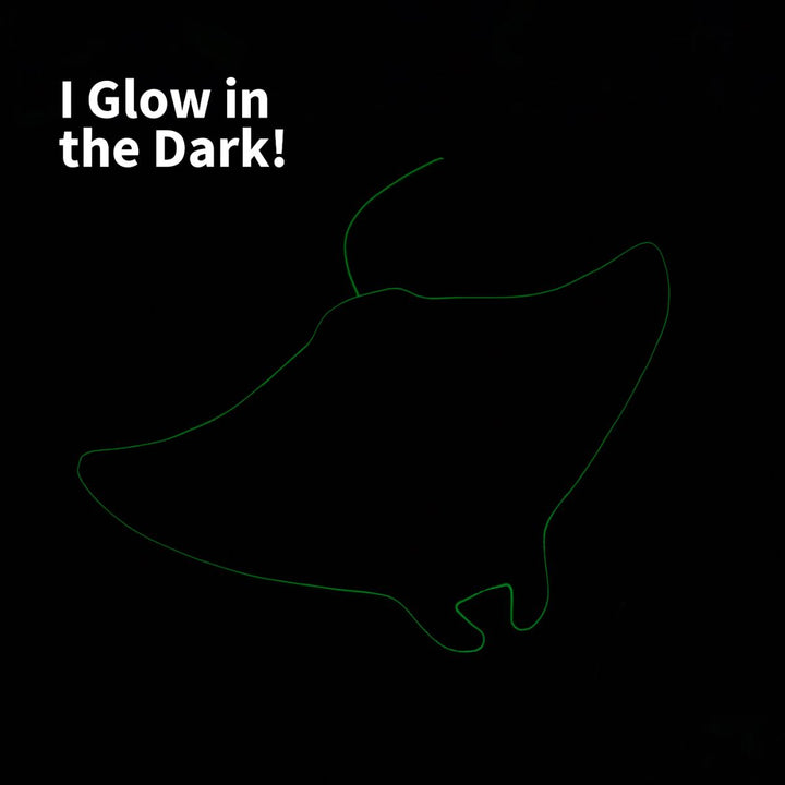 Pool Pets Manta Ray Kids Pool Float glows in dark #style_manta-ray
