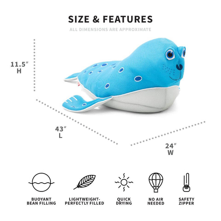 Pool Petz Large seal kids pool float dimensions #style_seal