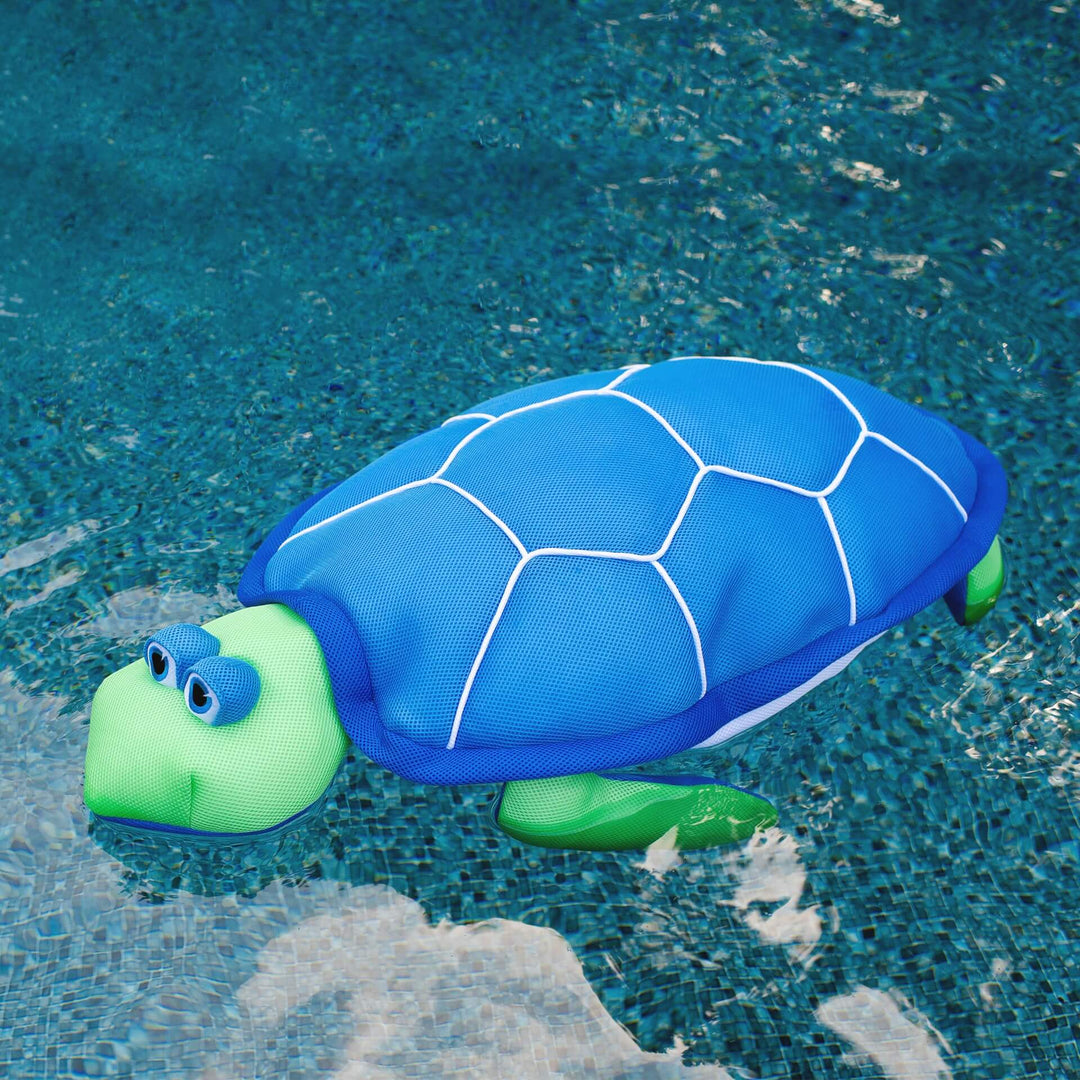 Pool Pets Turtle Kids Pool Float in pool #style_turtle