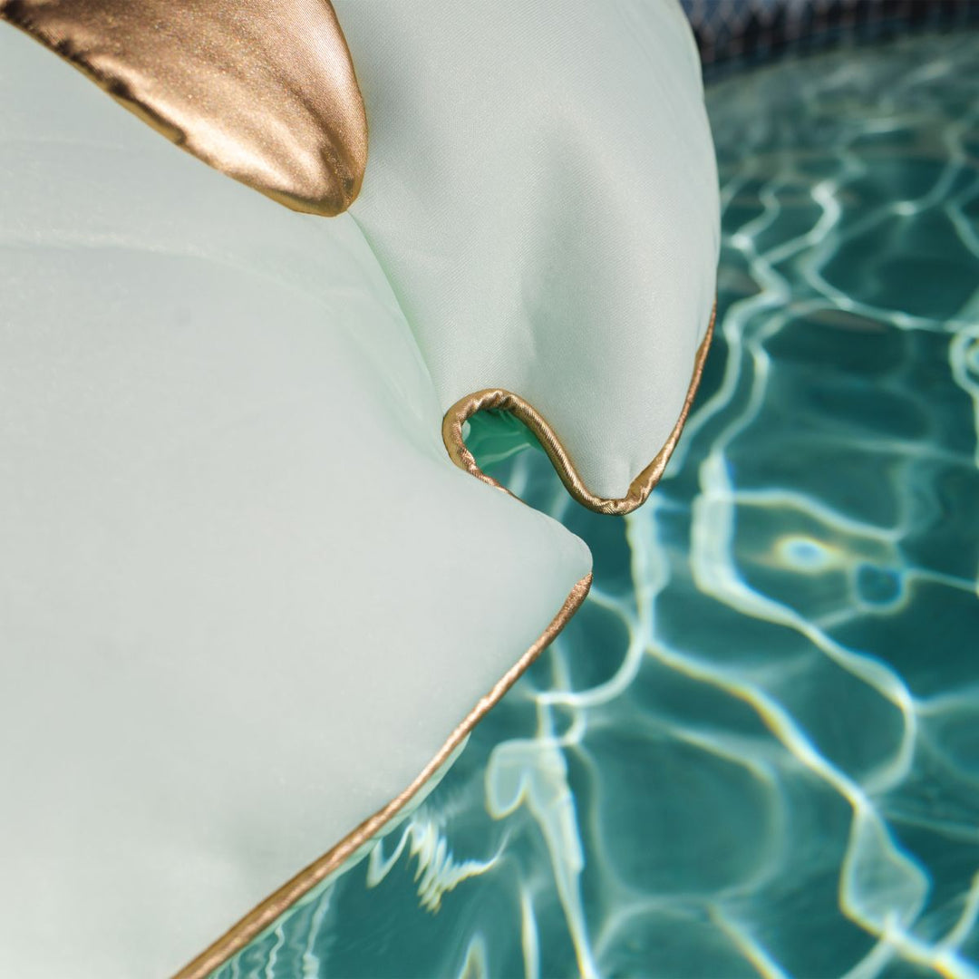 Sand Dollar Pool Float Details #color_tea-green