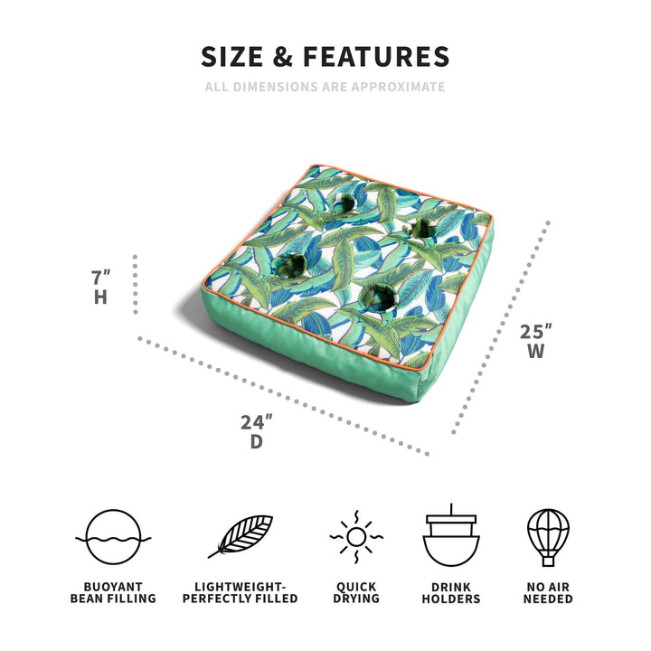 Pool caddie dimensions #color_green-tropical-palm