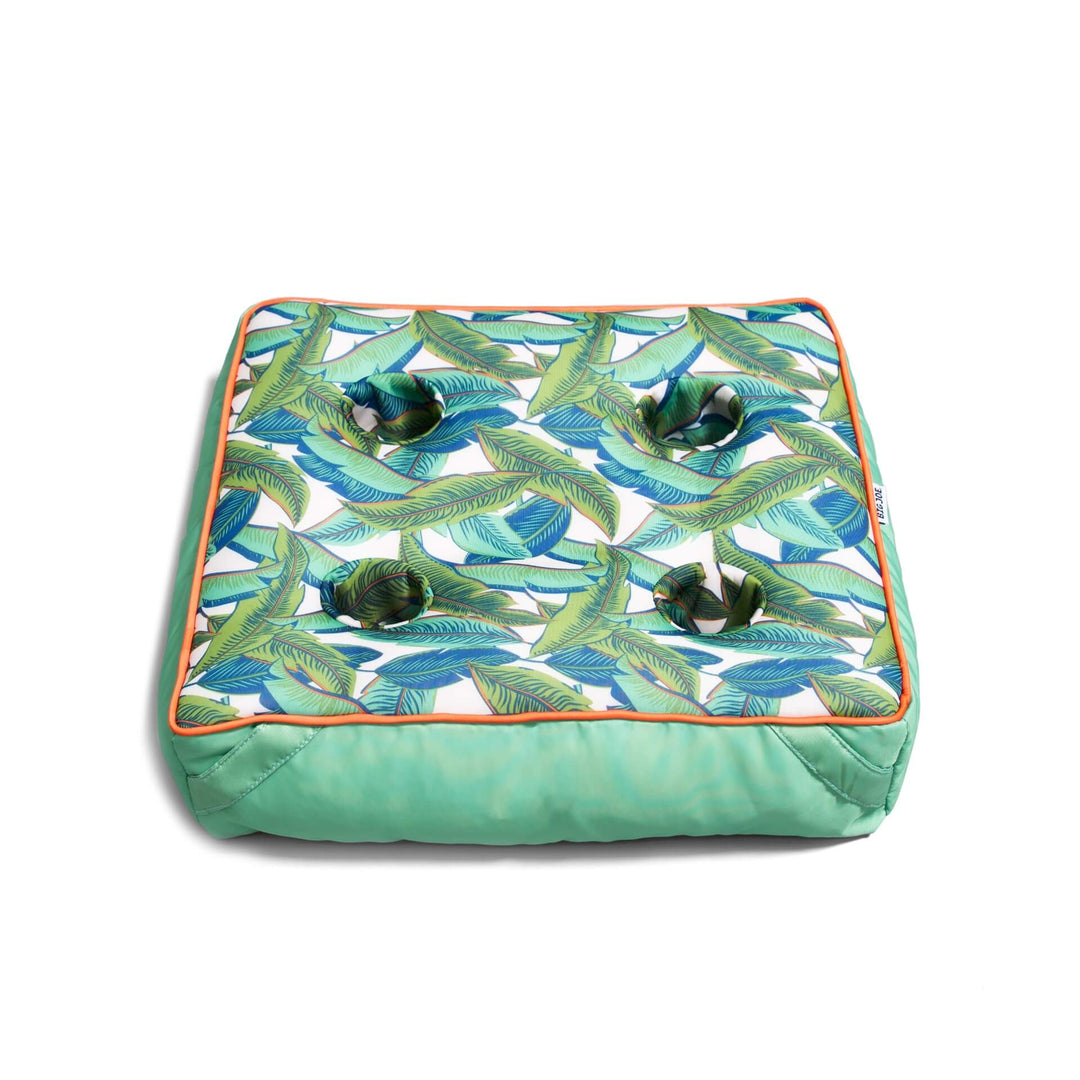 Captain's Float Caddie pool float #color_green-tropical-palm