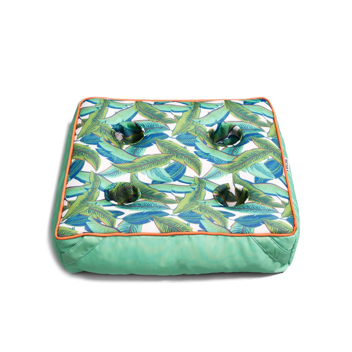Captain's Float Caddie pool float #color_green-tropical-palm