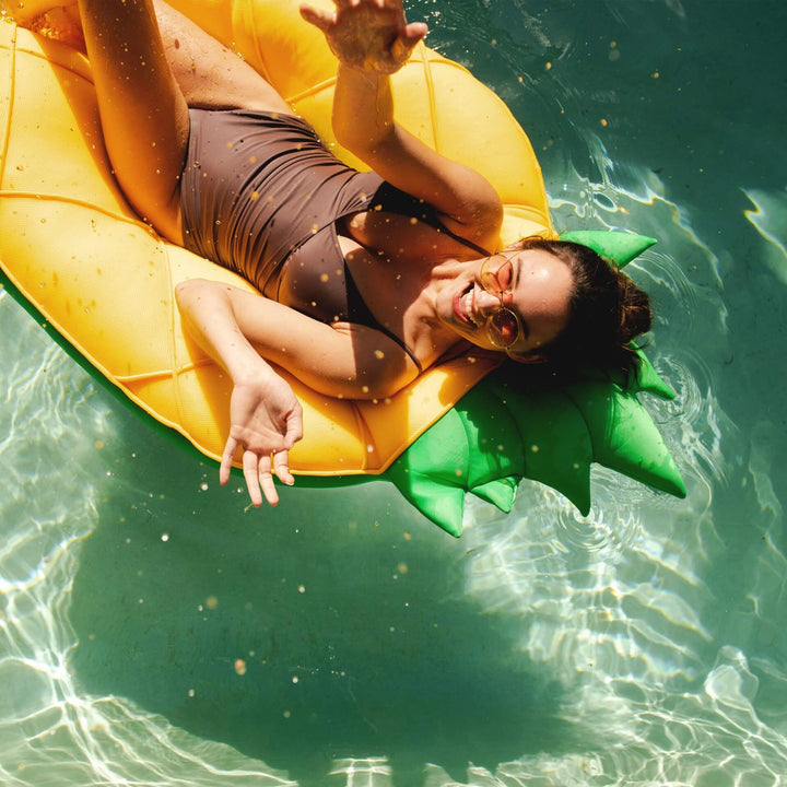 pool float adult in water #style_pineapple