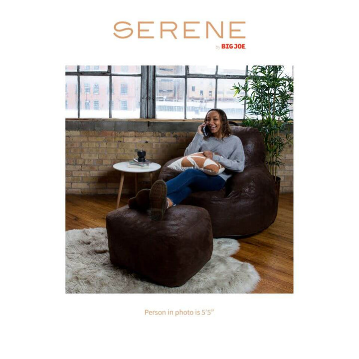 Nestle Foam-Filled Lounge Chair serene collection #color_espresso-blazer