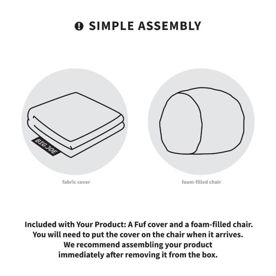 Medium Fuf fog gray assembly