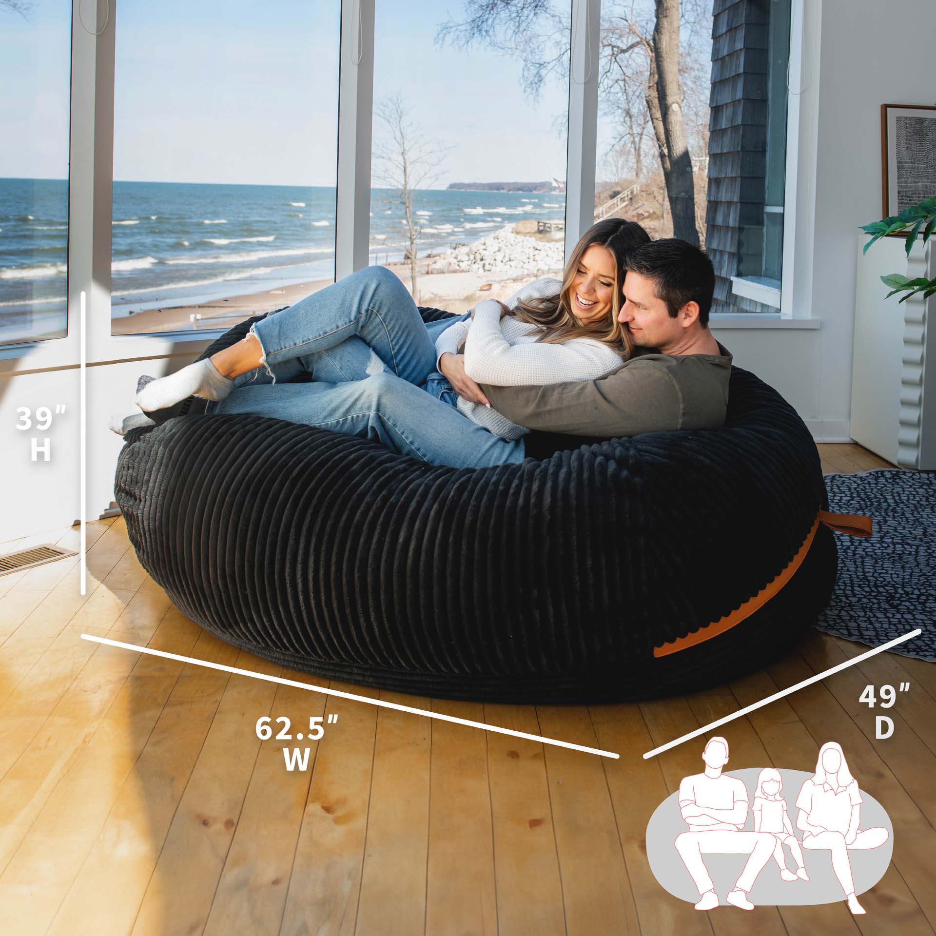Big joe bean bag chair fuf sales