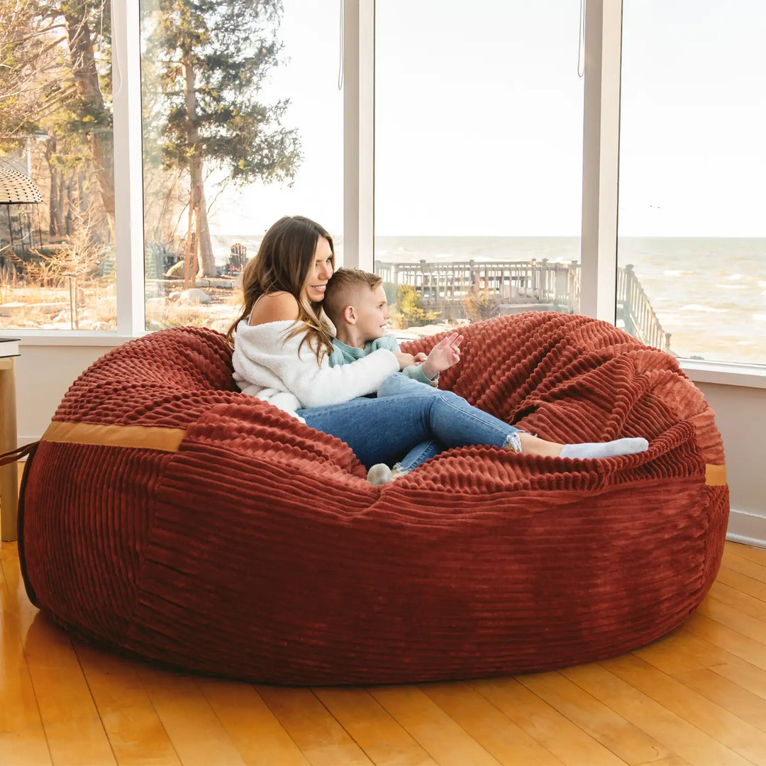 Fuf XXL Giant Bean Bag Chair Big Joe Foam Bean Bag Chair