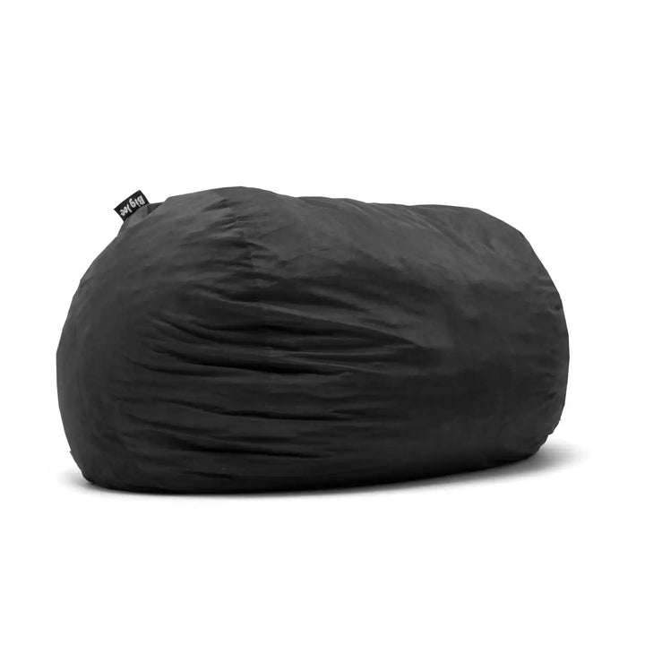 Fuf XXL Giant Bean Bag Chair front view #color_black-lenox