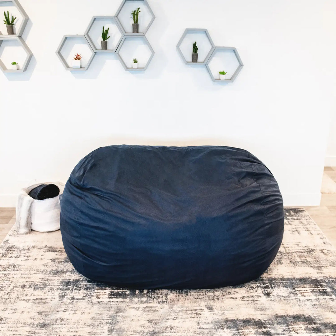 Fuf XXL Blob Bean Bag Chair #color_cobalt-lenox