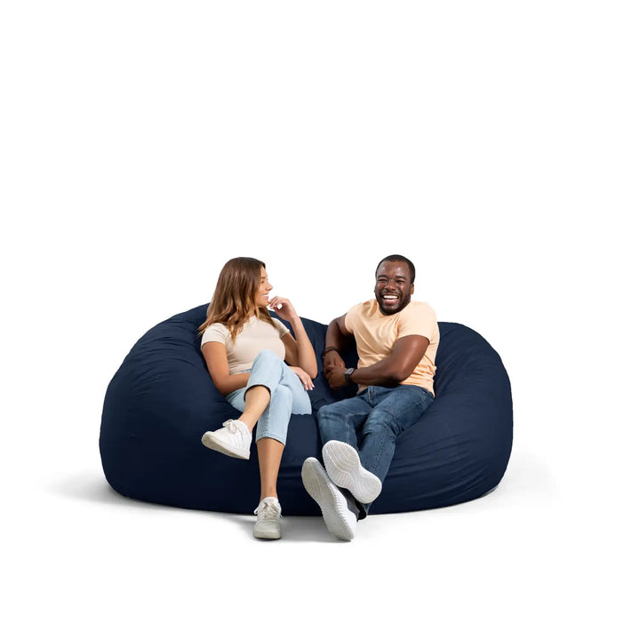 Fuf XXL Giant Bean Bag Chair fits 2 or more people #color_cobalt-lenox