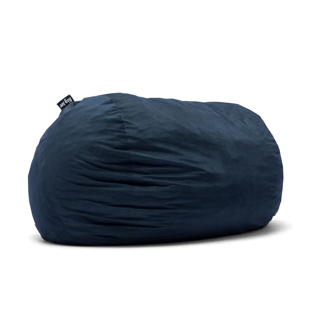 Fuf XXL Giant Bean Bag Chair side view #color_cobalt-lenox