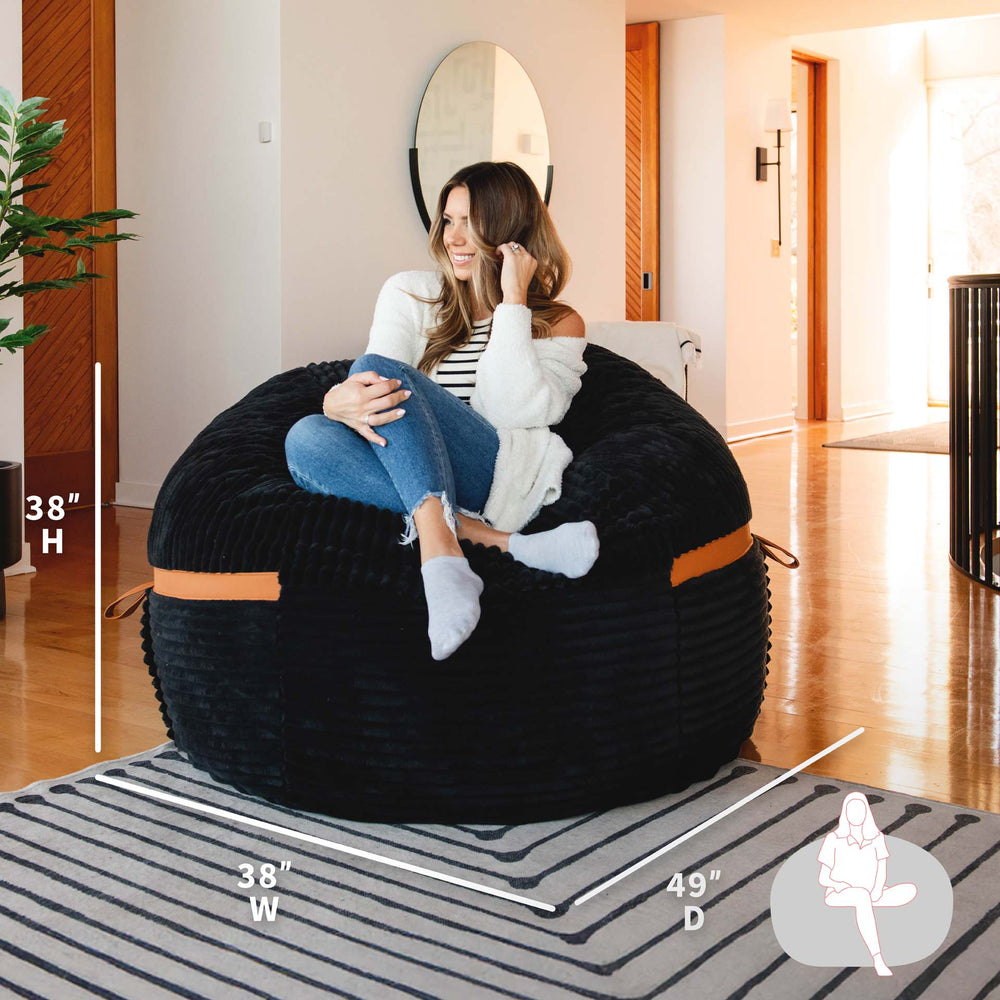 dimensions #color_black-licorice-corded-plush