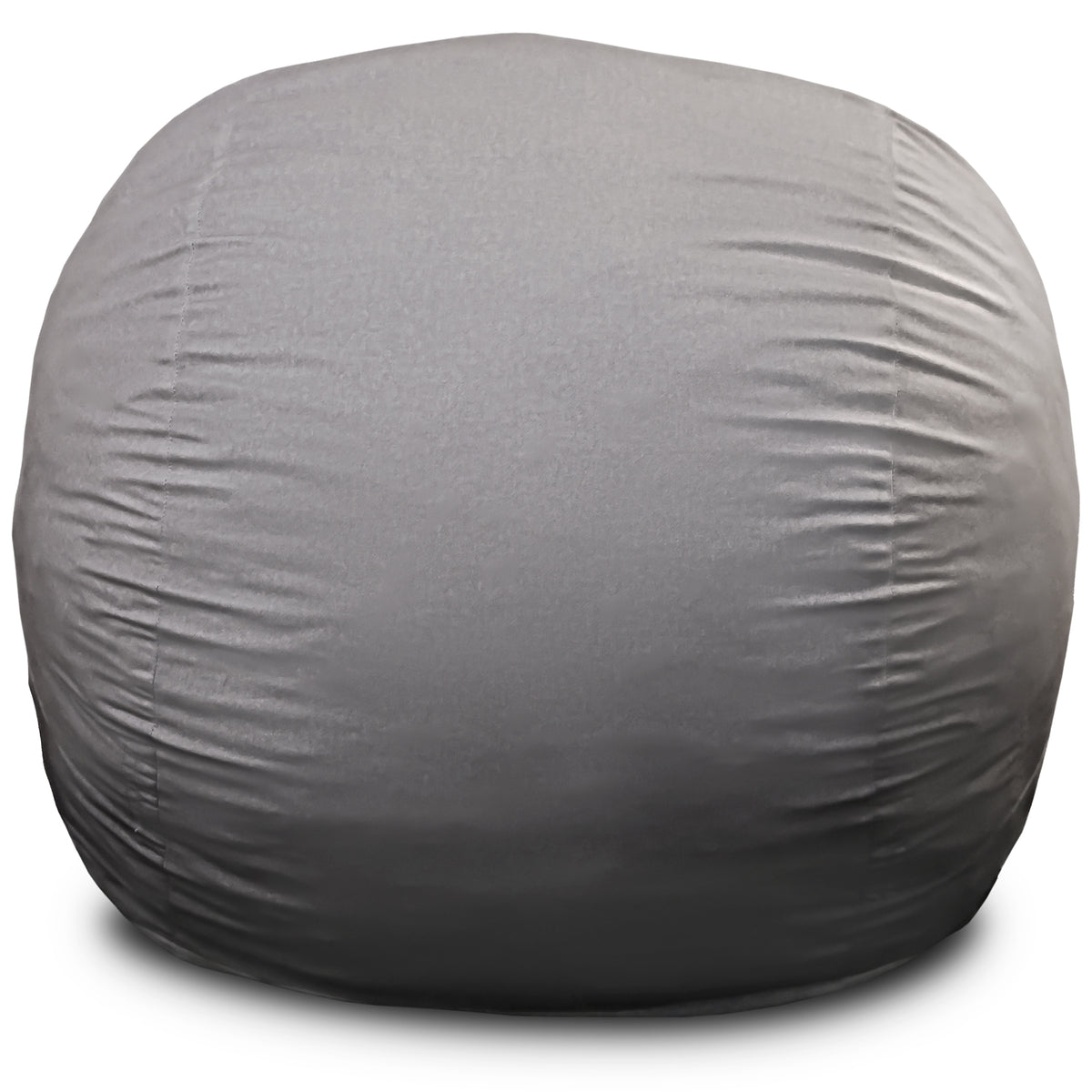 Gray beanbag on a white background 