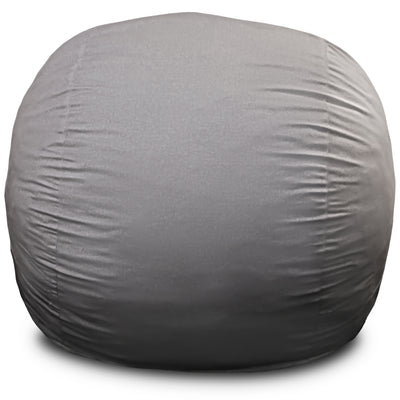 Gray beanbag on a white background 