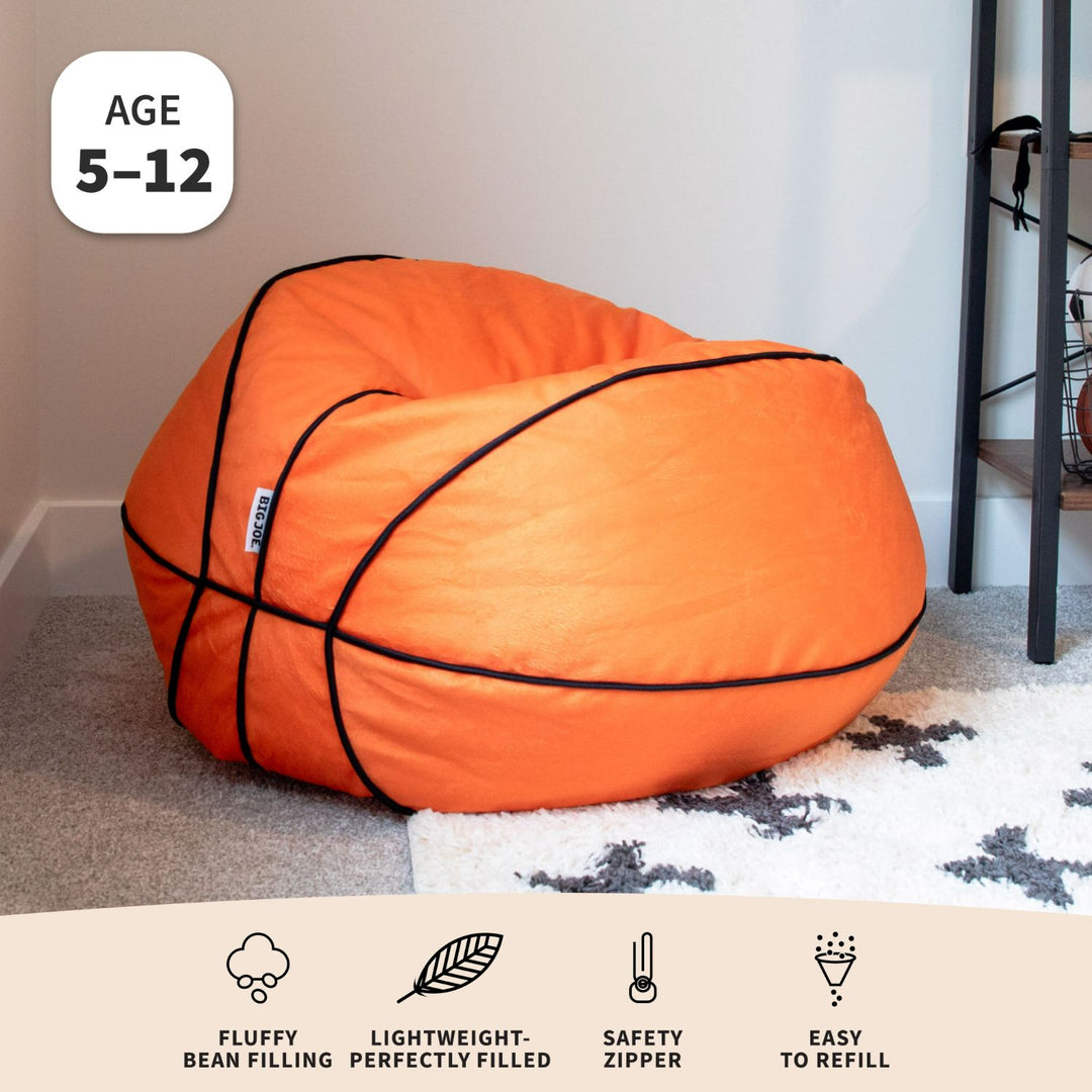 Basketball Bean Bag Chair for Kids
