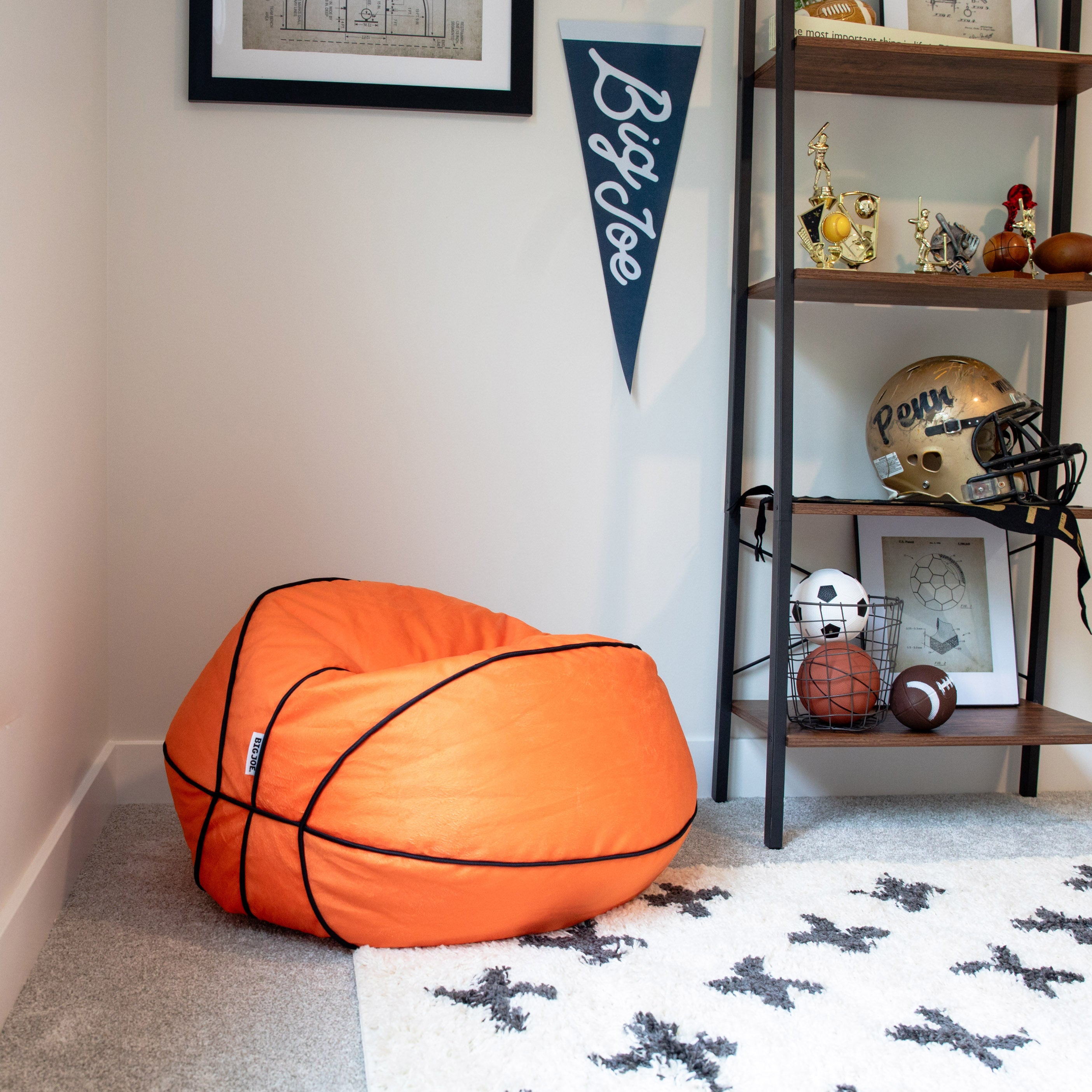 Basketball bean bag online chair