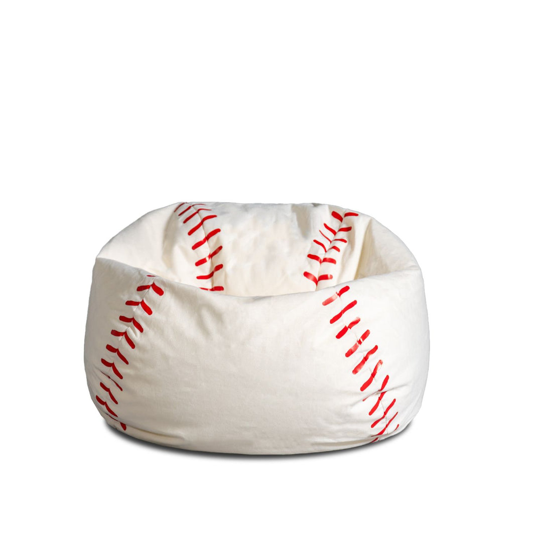 Baseball Bean Bag Chair for Kids front