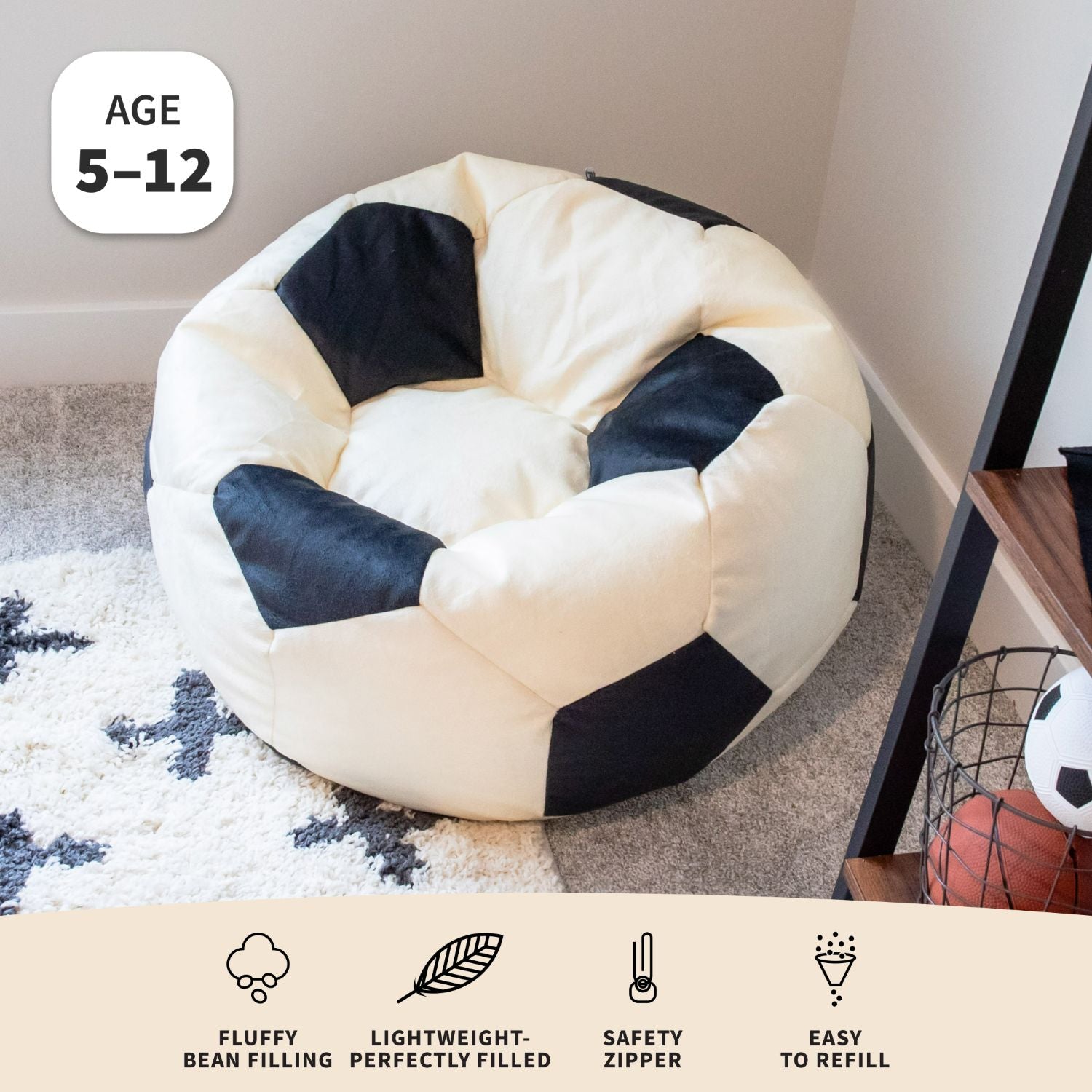 Soccer bean bag chair target sale