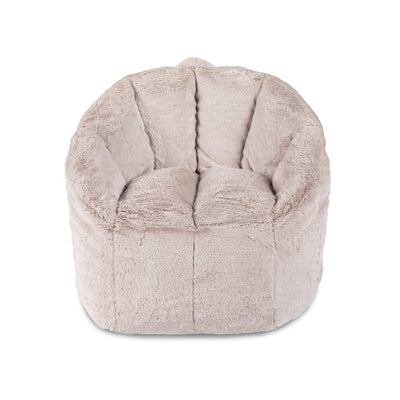 Milano Bean Bag Chair in Palomino Plushie Fabric 