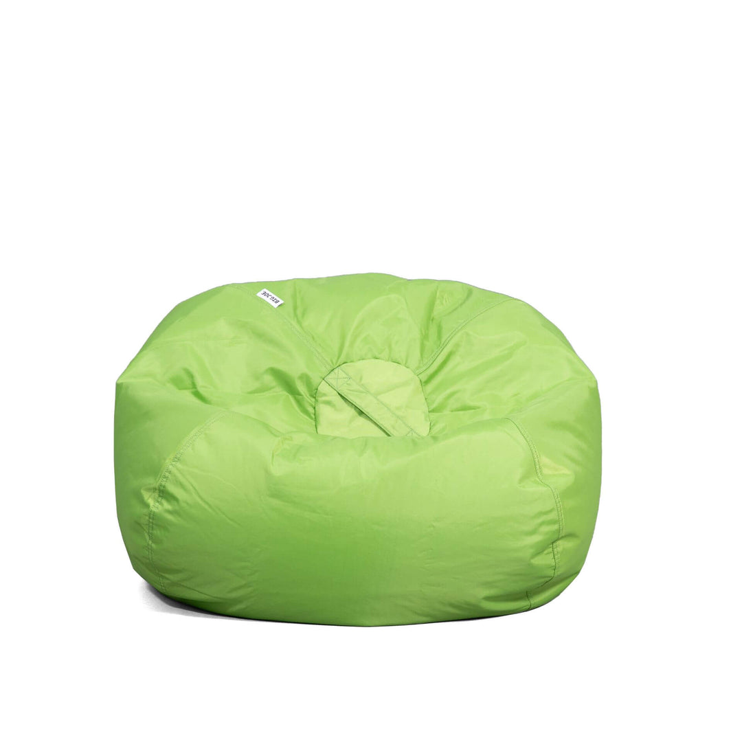 Classic Beanbag bean filled #color_spicy-lime-smartmax carry handle view