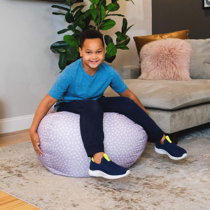Kids beanbag chair in lilac #color_petal-pip-lilac-smartmax