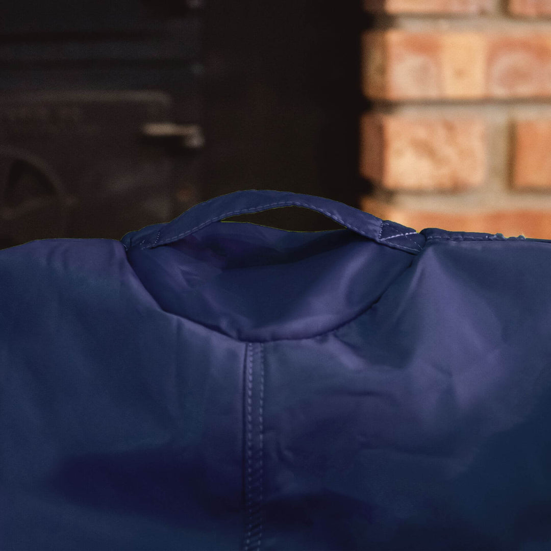 Blue bean bag carry handle #color_navy-smartmax