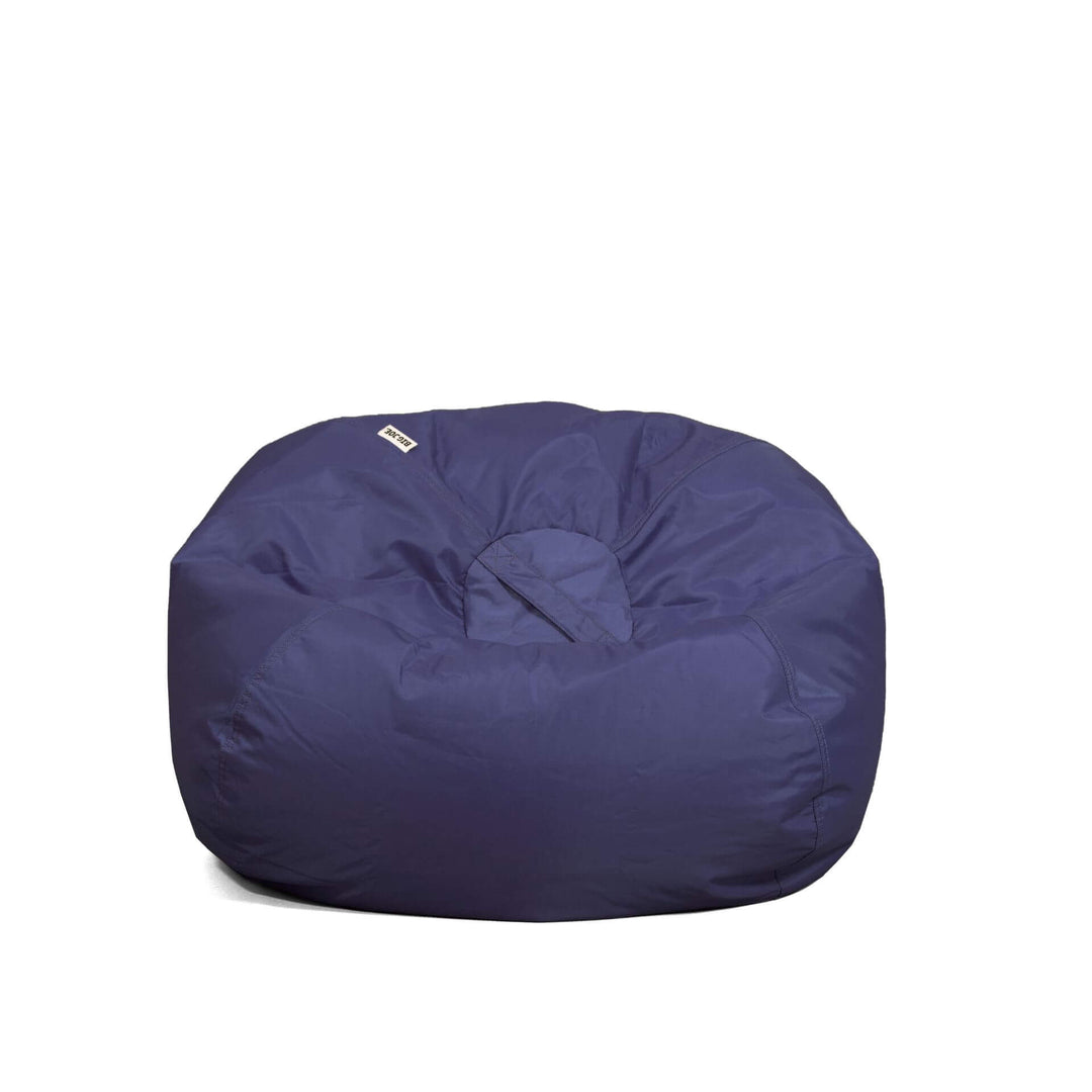 Classic Beanbag bean filled blue front #color_navy-smartmax