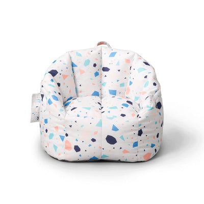 Milano Kids Beanbag Chair with Backrest front 