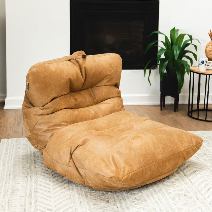 Roma Bean Bag Chair for adults #color_rustic-tan