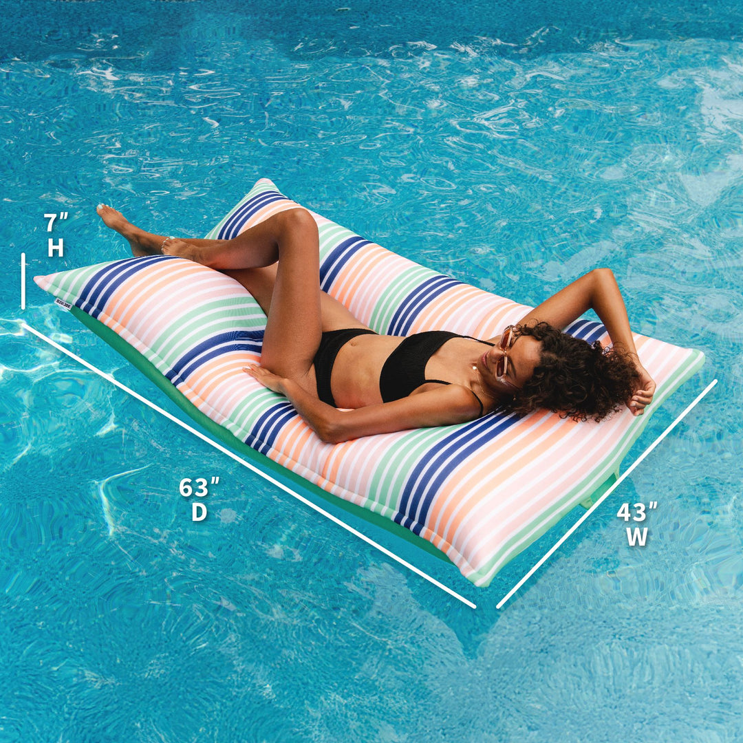 dimensions lagoon lounger #color_rivera-stripe