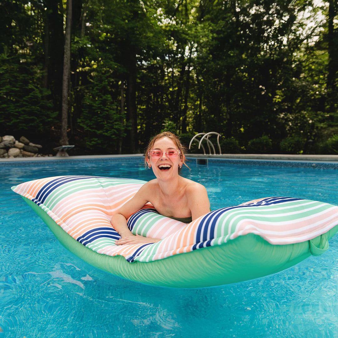 Use as standing float lagoon lounger #color_rivera-stripe