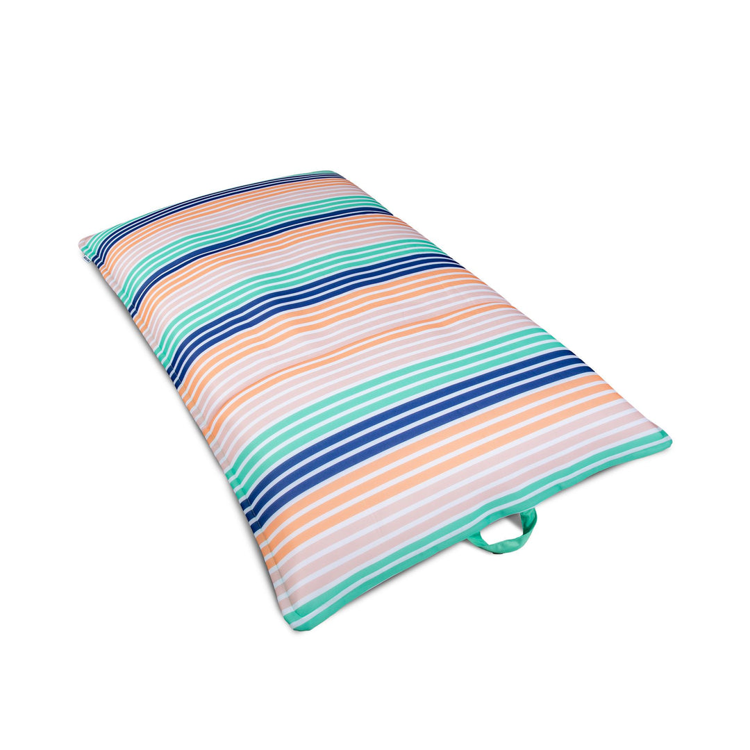 lagoon lounger pool float front #color_rivera-stripe